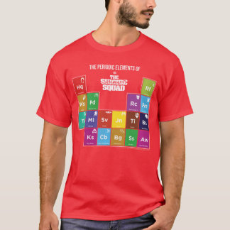 Camiseta DC Comics Suicide Squad Periodic Elements friends