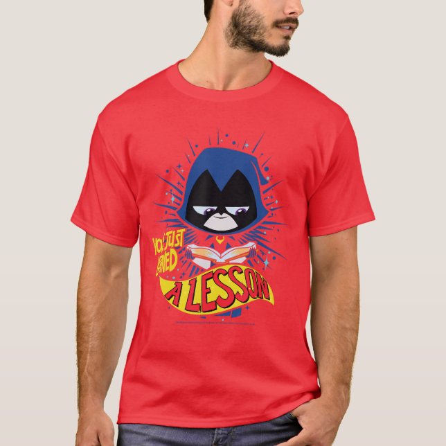 Camiseta DC Comicseenitans Go Raven acaba de aprender una l (Anverso)