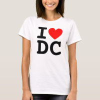 Camiseta DC del corazón