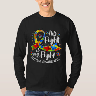 Camiseta Dc Her Fight Is My Fight Autism Awareness Autism S