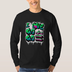 Camiseta Dc I Love Go Go Music Para Niños Y Adultos