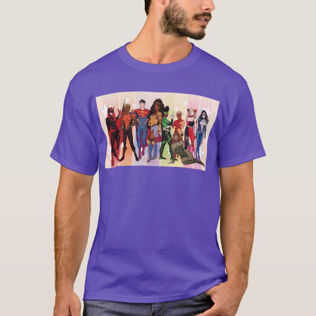 Camiseta DC Pride Comic Cover 2022 Variante (Anverso)