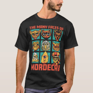 Camiseta Dcc Muchas Caras De Mordecai Grid Gamer Divertido