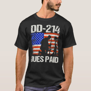 Camiseta Dd 214 Derechos Pagados Dd214 Soldado Veterano