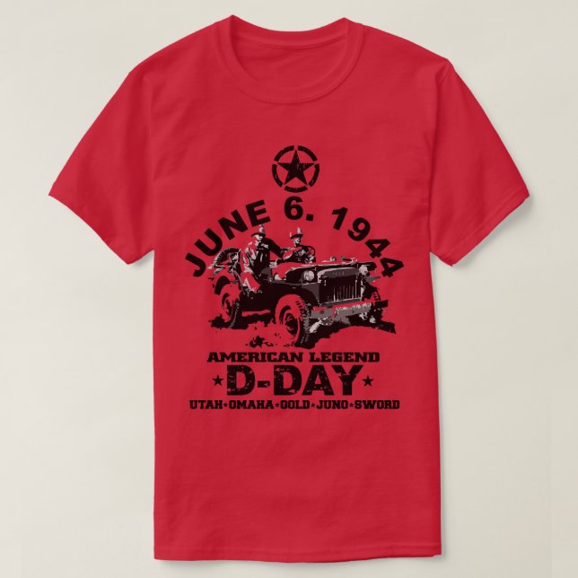 Camiseta DDAY junio 1944 (Diseño del anverso)