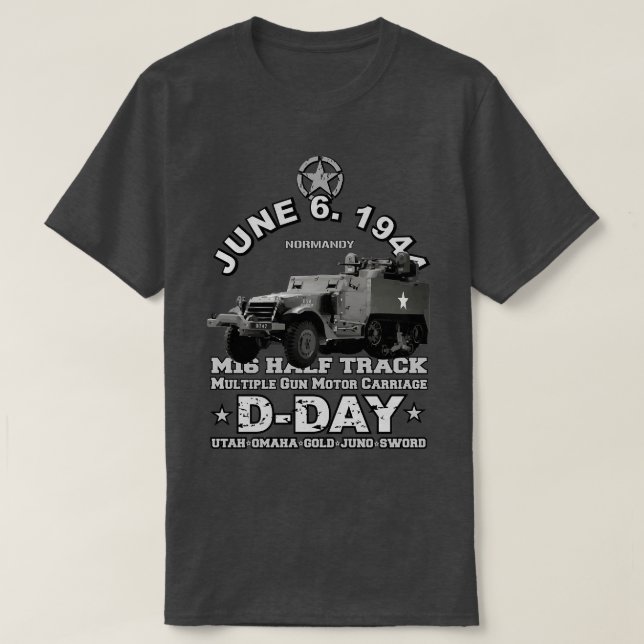 CAMISETA DDAY US M16 CAMIÓN MEDIO (Diseño del anverso)