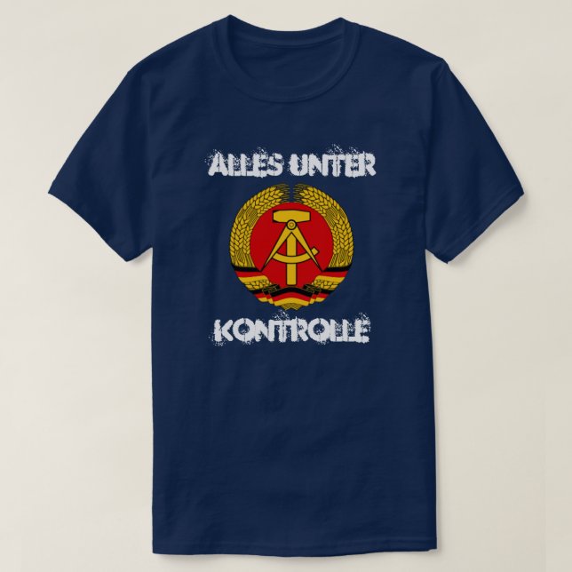 Camiseta DDR Alemania Oriental (Diseño del anverso)