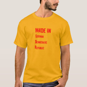 Camiseta DDR diseño