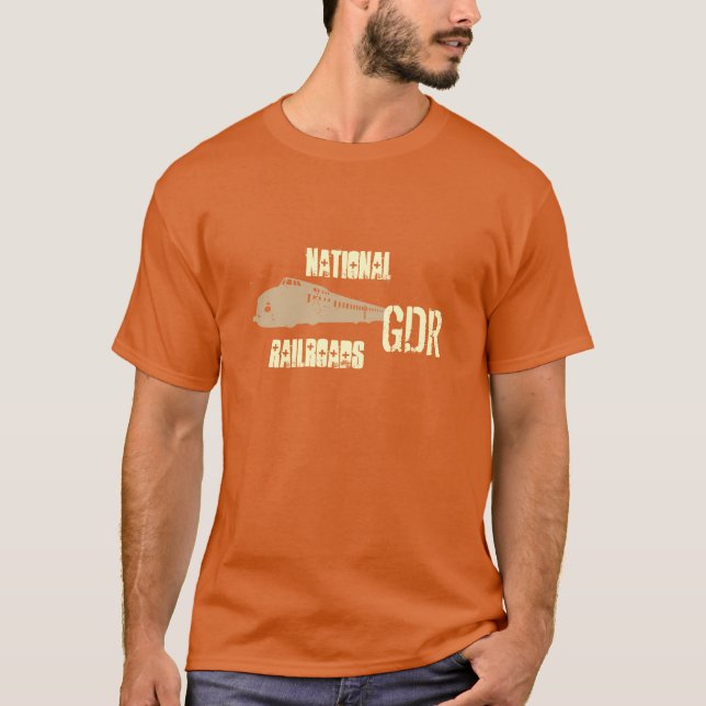 Camiseta DDR diseño de ferrocarril de imperio (Anverso)