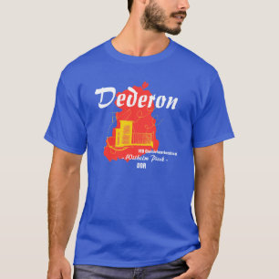 Camiseta DDR diseño de publicidad Dederon Chemiefasern