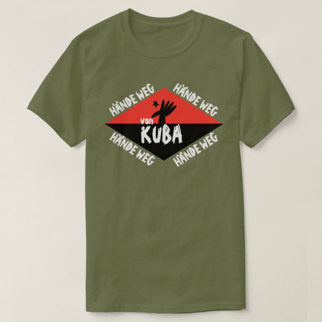 Camiseta DDR Hände weg von Kuba (Diseño del anverso)