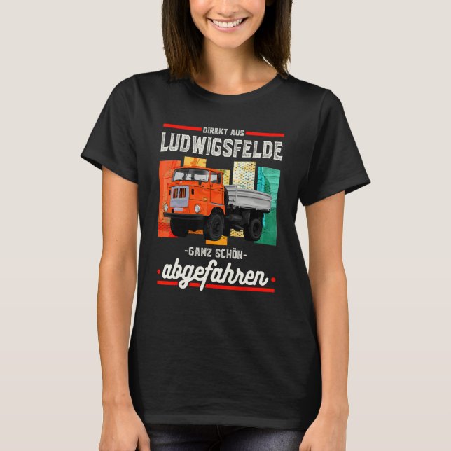 Camiseta DDR Truck IFA W50 Saying Retro (Anverso)