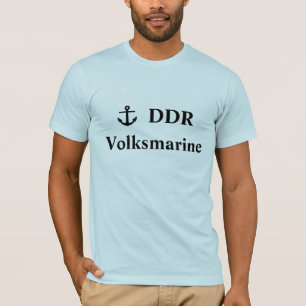 Camiseta DDR Volksmarine, Armada de Alemania Oriental