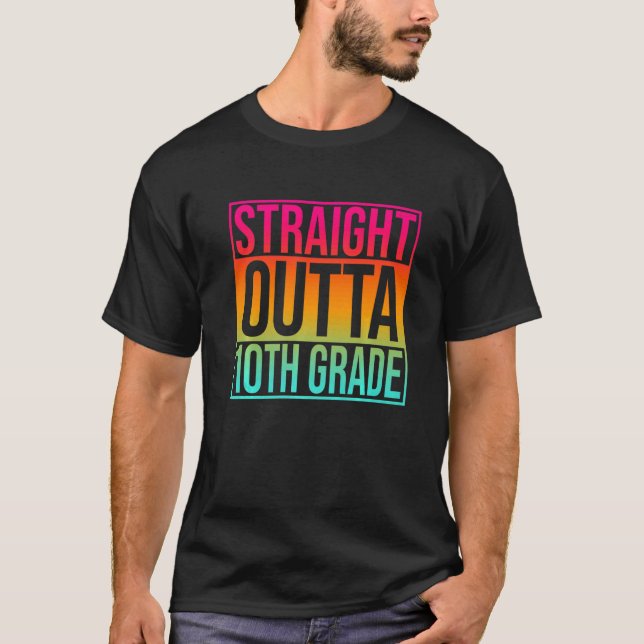Camiseta De 10° Grado De Salida Directa A Scho (Anverso)