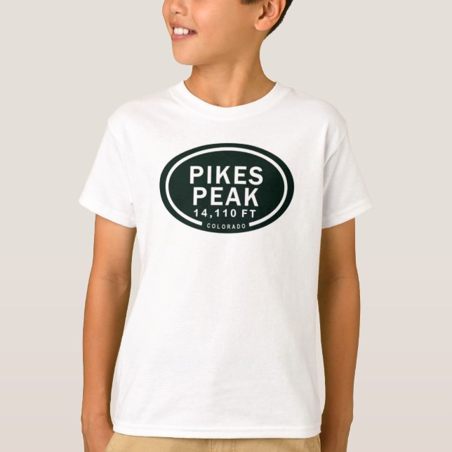 Camiseta de 14.110 FT CO Mountain (Anverso)