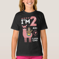Camiseta de 2º cumpleaños de dos años de antigüeda