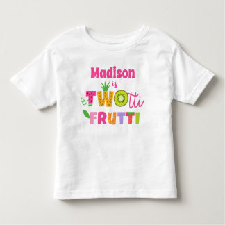 Camiseta de 2º cumpleaños de TWOtti Frutti