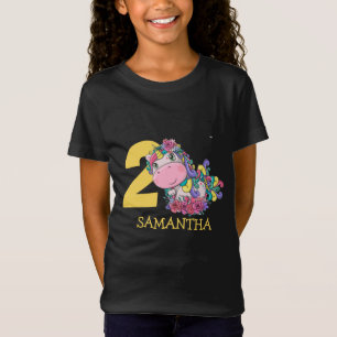 Camiseta de 2º cumpleaños de Unicorn