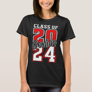 Camiseta De 2024 Graduación De Secundaria De 24 Camisas