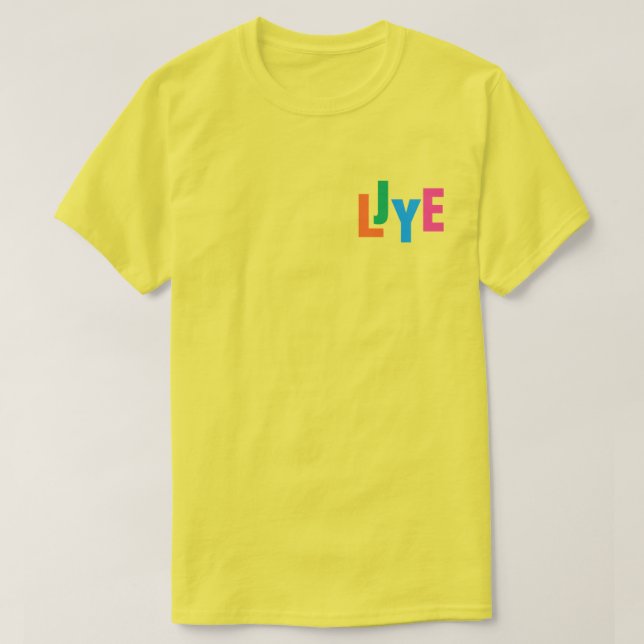 Camiseta de 2 caras LJYE (Diseño del anverso)