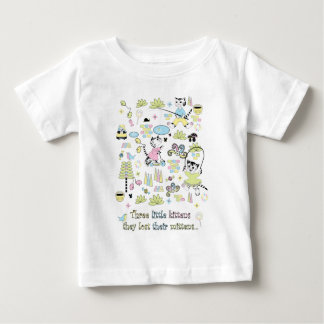 Camiseta de 3 pequeña gatitos
