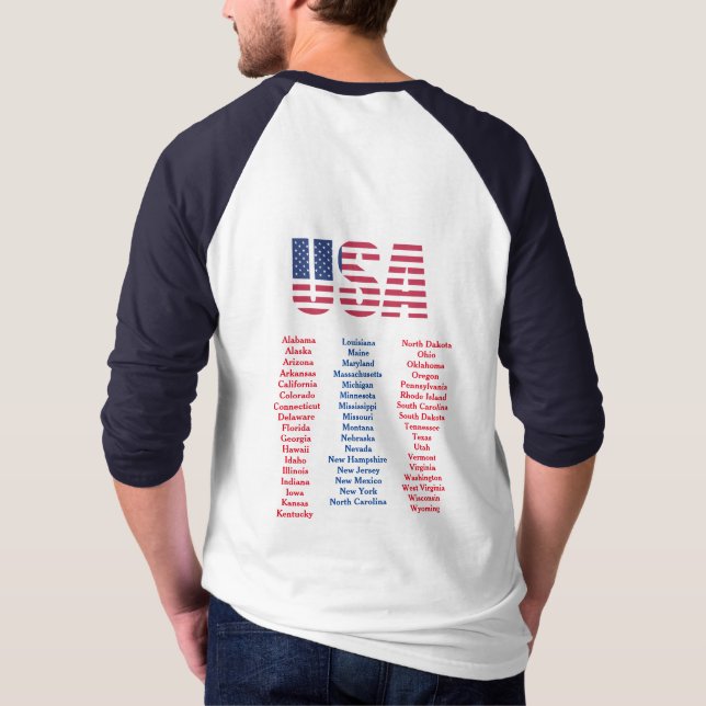 Camiseta de "50 Estados" (Reverso)