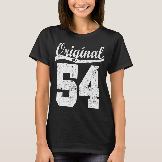 Camiseta de 54 cumpleaños (Anverso)