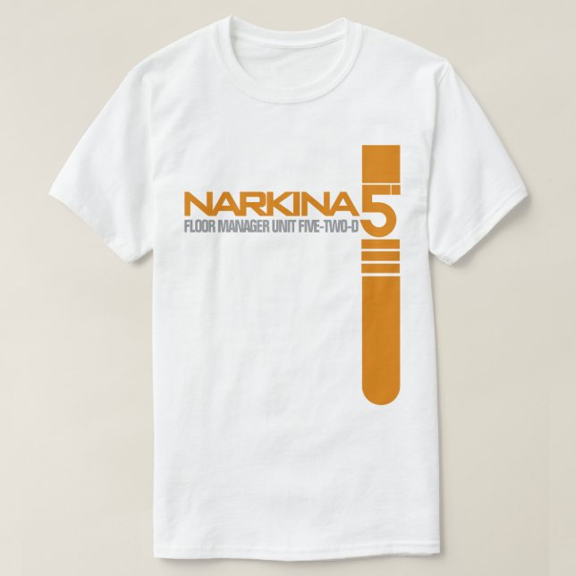 Camiseta de 5 PLANTAS DE NARKINA (Diseño del anverso)
