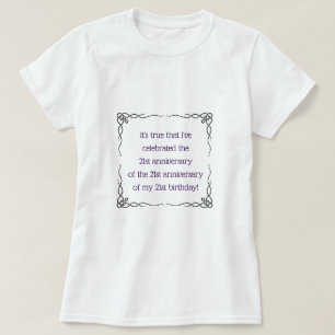 Camiseta De 63 años o más