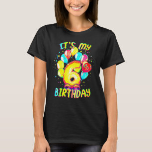 Camiseta De 6 años, es mi pecado de Chicas de globo de sext
