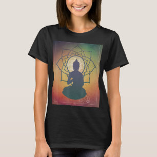 Camiseta de 7 Chakra Buddha - Mandala Lotus O