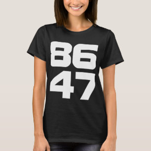Camiseta De 86 47 Anti Trump Resist Project 2025