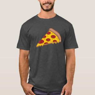 camiseta de 8 bits de la oscuridad de la pizza