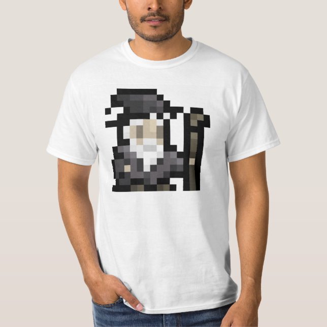camiseta de 8 bits del arte del pixel del Sprite (Anverso)