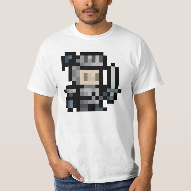 camiseta de 8 bits del arte del pixel del Sprite (Anverso)