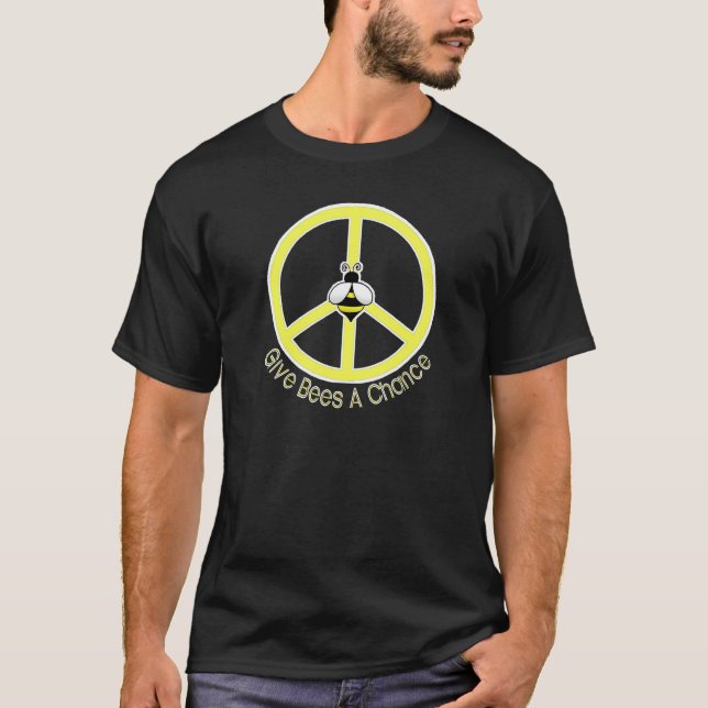 Camiseta dé a abejas una oscuridad de la ocasión (Anverso)