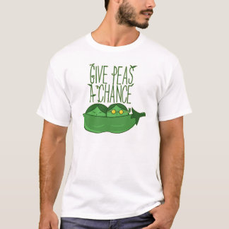 Camiseta Dé a guisantes una oportunidad