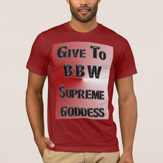 CAMISETA DÉ A MZ BBW SUPREMO DIOS (Anverso)