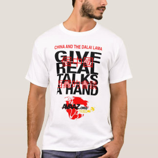 Camiseta Dé a paz una mano - Avaaz.org