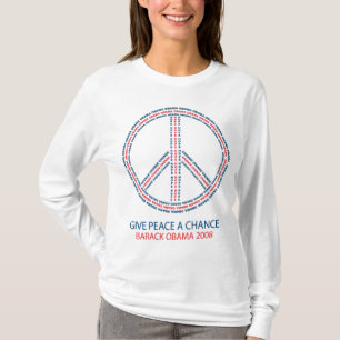 Camiseta Dé a paz una oportunidad