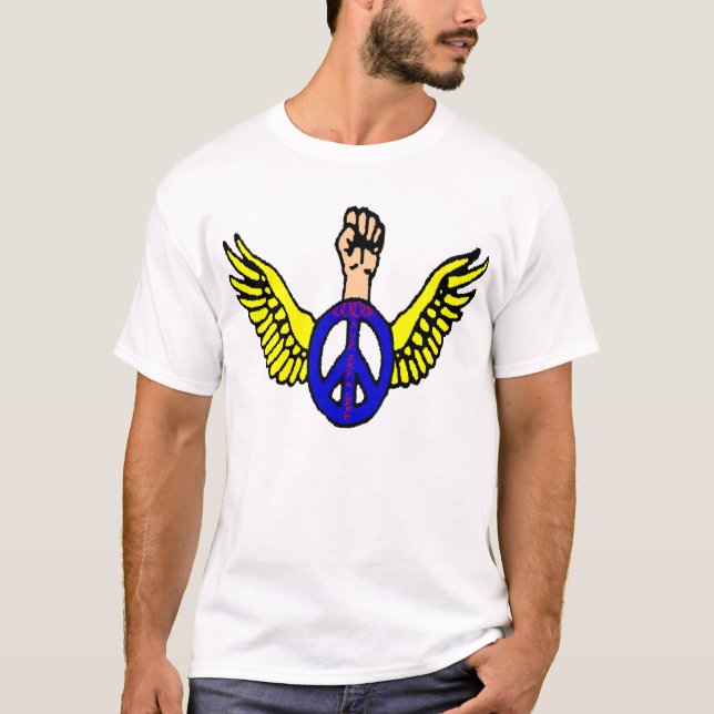 Camiseta Dé a paz una oportunidad (Anverso)