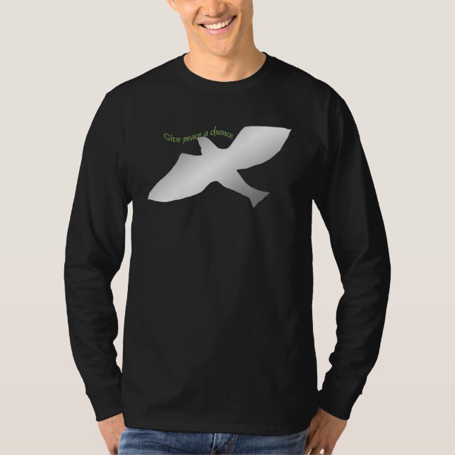 Camiseta Dé a paz una oportunidad (Anverso)