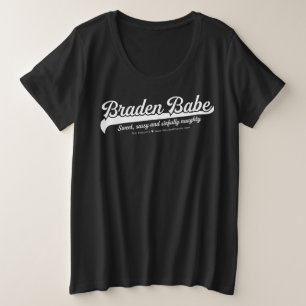Camiseta de abata con trenzas de hasta 4x