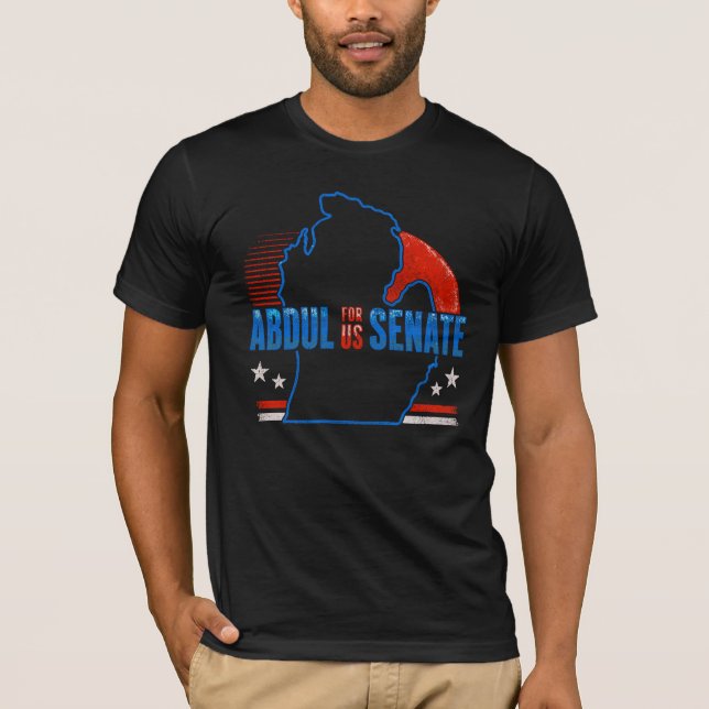 Camiseta de Abdul El Sayed para el Senado de EE. U (Anverso)