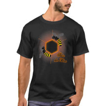 Camiseta de abeja de miel brillante