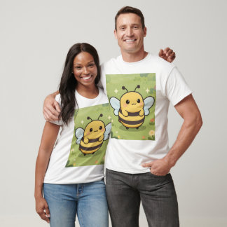 Camiseta de abeja linda mascota – Pradera de flore