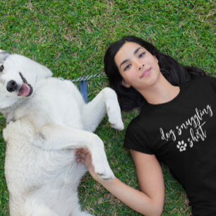 Camiseta de abrazar perro