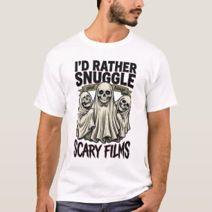 Camiseta de abrazo de terror divertida noche de pe