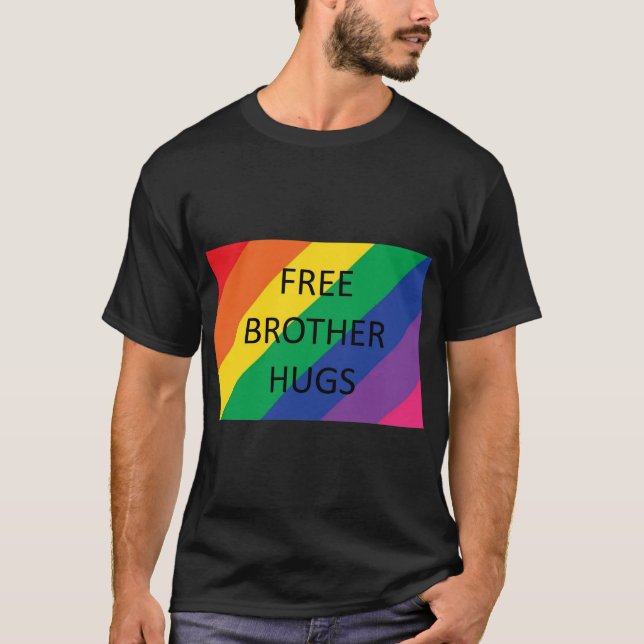 Camiseta de Abrazos de Hermano Gratis (Anverso)