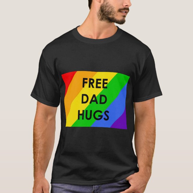 Camiseta de Abrazos de Papá Gratis (Anverso)